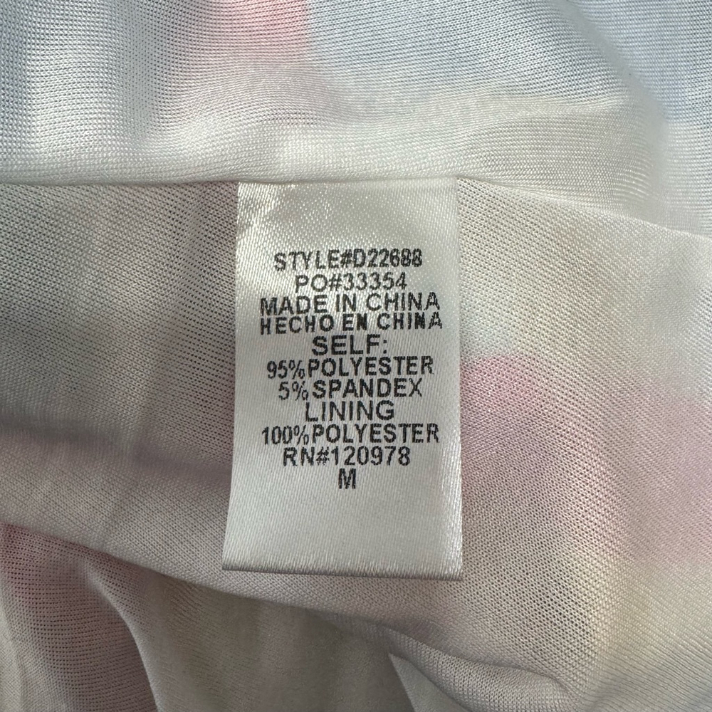 Entro Just A Dream Pink Gingham Midi Dress Size M - Picture 8 of 8